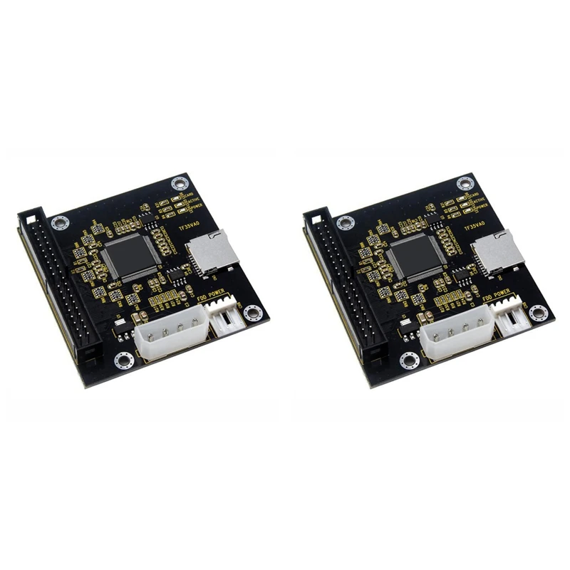 

2X SD SDHC Memory Card Adapter TF To 3.5 Inch IDE Adapter Mini SD To IDE 44Pin Hard Disk Adapter Card For Laptop