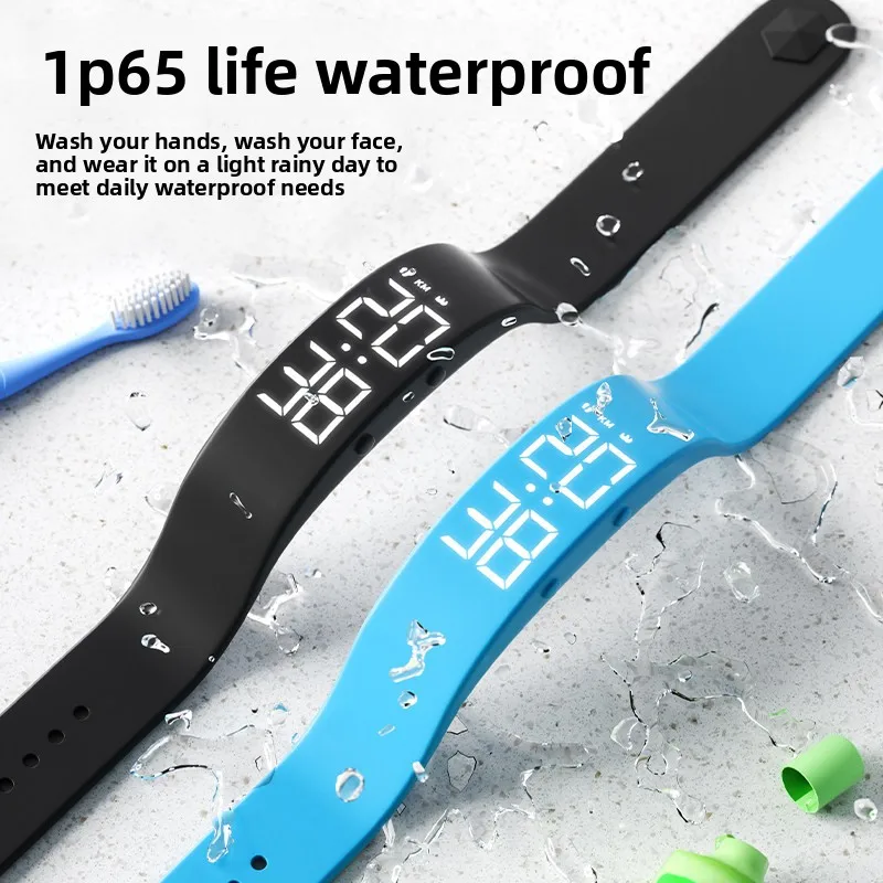 2026 New Arrival Upgrade Children Sports Wristwatch Pedometer Waterproof Luminous Alarm Clock Student Digital Watch Best Gift