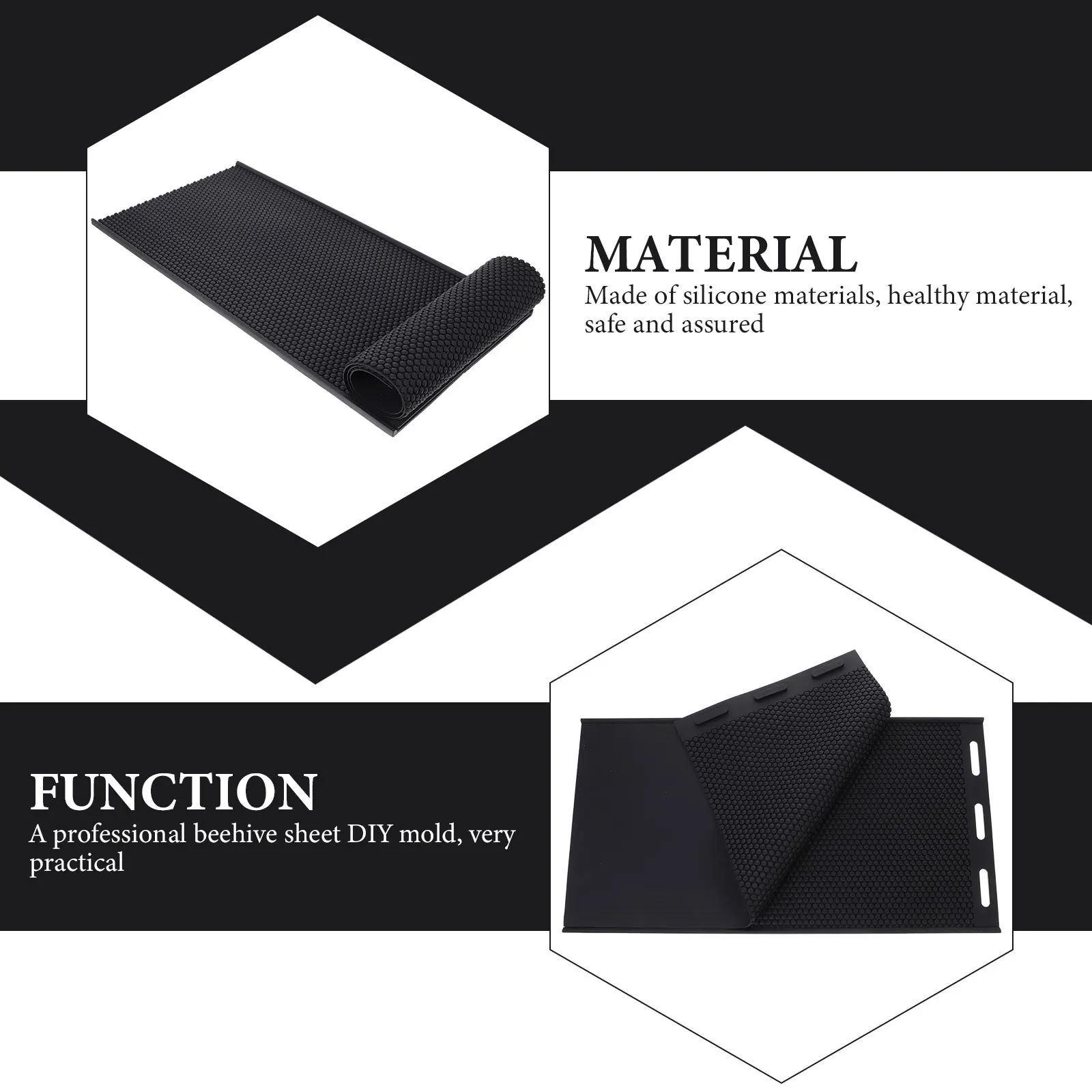 

Honeycomb Foundation Sheets Mold Silicone Beeswax Sheet Diy Tool For Making Beekeeping Craft Supplies Flexible