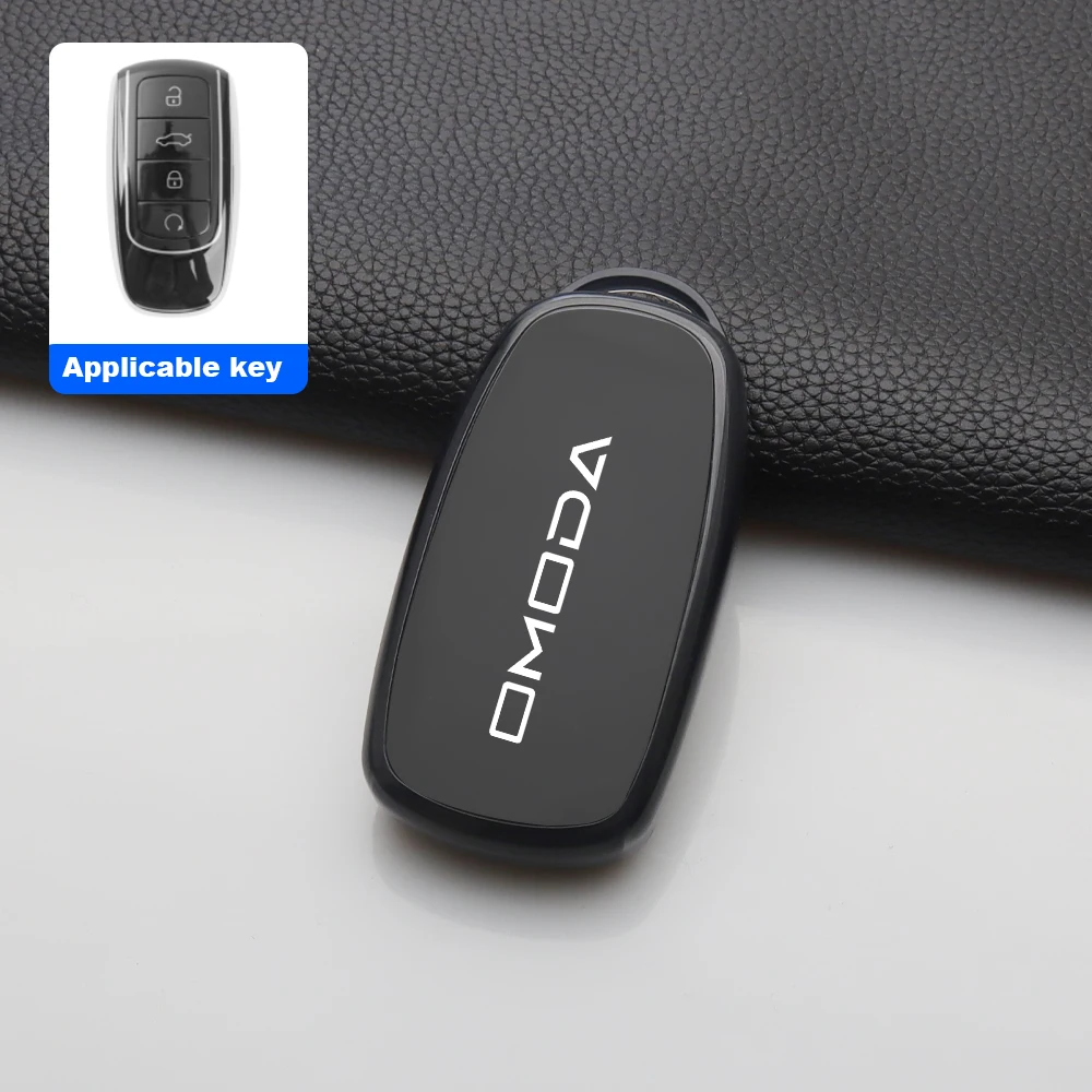 Funda transparente de TPU para llave de control remoto de coche, accesorios para Chery Omoda C5 E5 C9 Omoda 5 9 EV PHEV 2024 2025