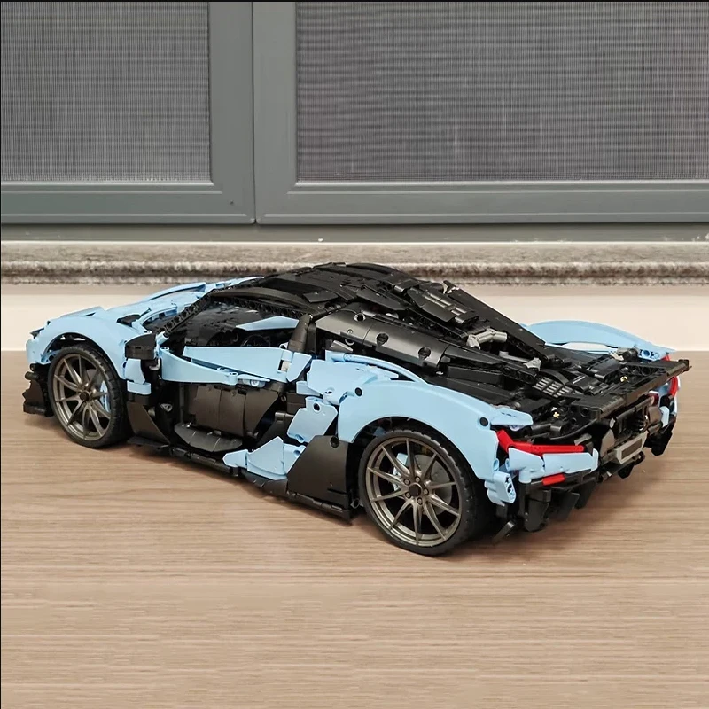 MOC-222472 Personalizzato Sport Super Car 1:8 Kit di veicoli da corsa 42172 Modello Building Block Puzzle Bambini Giocattolo fai da te Regalo di Natale Ragazzo
