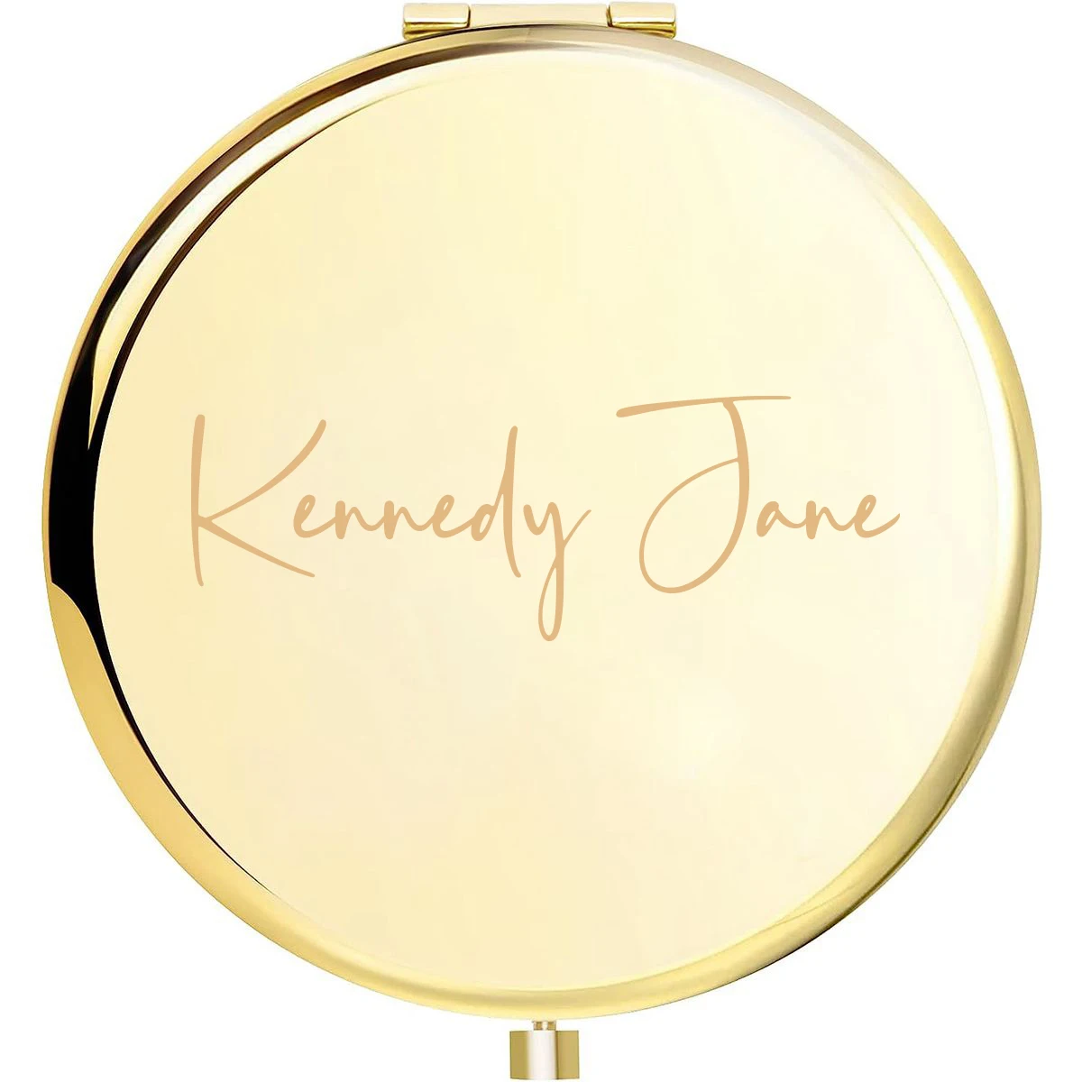 1 قطعة ماكياج الجيب المدمج مرآة قابلة للطي هدية التخرج شقيقة أصدقاء وصيفة الشرف هدية حفلة هدية عيد ميلاد اسم مخصص