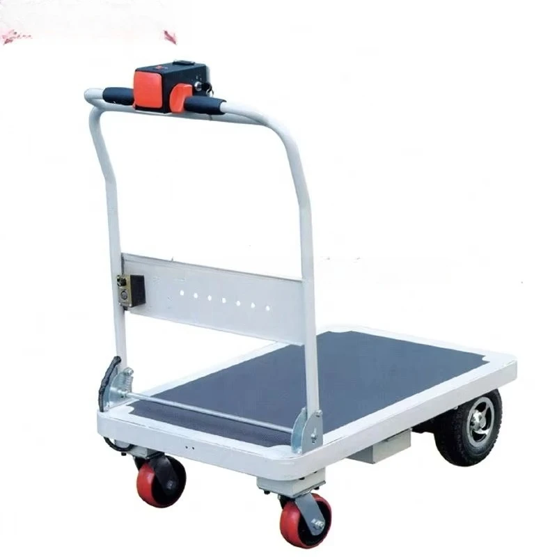 

Heavy material handling trolley Electric battery powered trolley 200KG