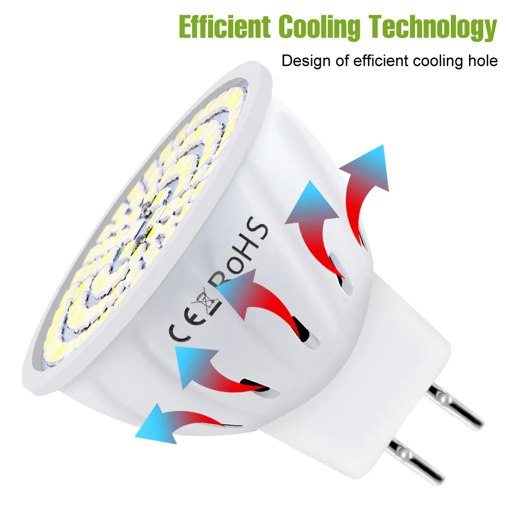 2Pack 9W LED Indoor Bulb 220V High Brightness Spotlight E27 Ceiling Bulbs GU10 Downlight E14 Corn Lamp Living Room Home Lighting