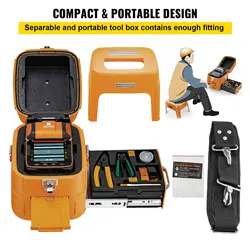 original signalfire fiber optic fusion splicer machine AI-9 AI-8C core alignment splicing welder tool kits opt VFL free shipping