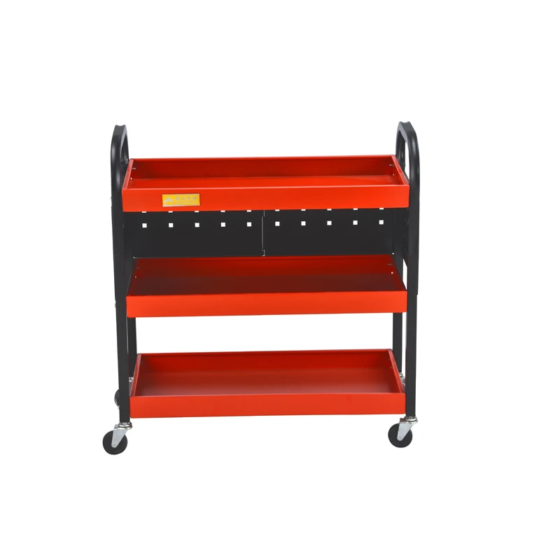 3 Tier Heavy Duty Workshop Garage Mechanic Utility Trolley Service Tool Cart With Customized OEM Support