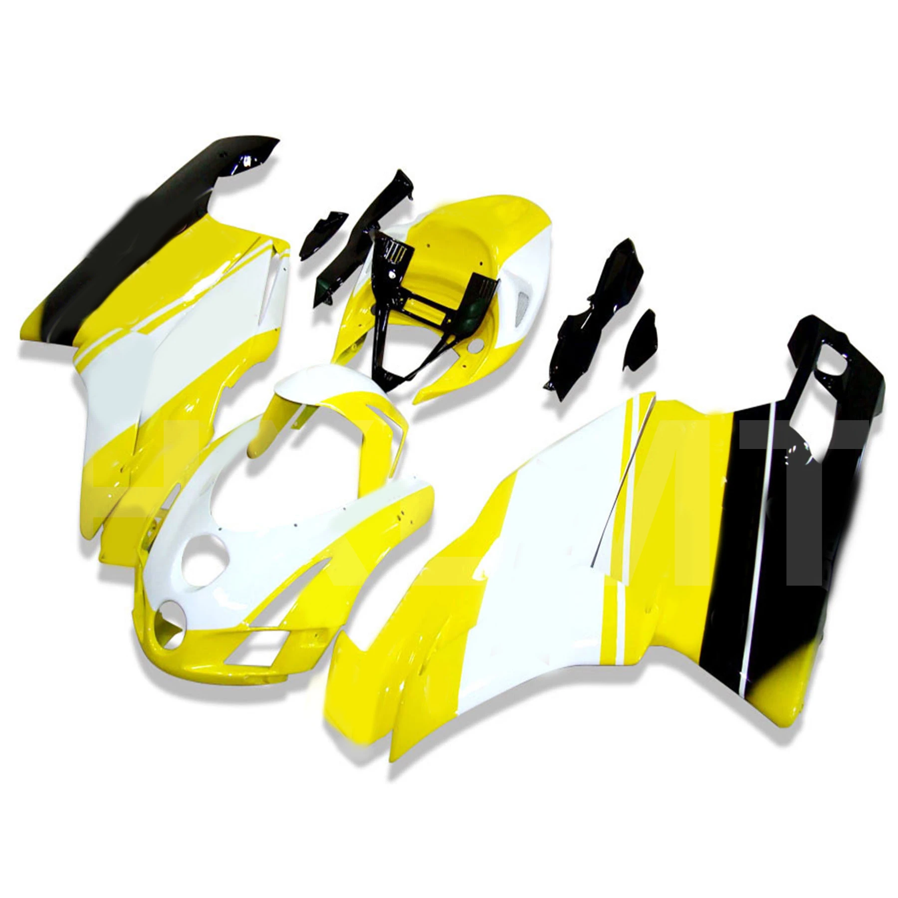 

Suitable For DUCATI 9992003 2004 Motorcycle High-Quality ABS Injection Molded Yellow Body Cover, Fairing Kit Fit