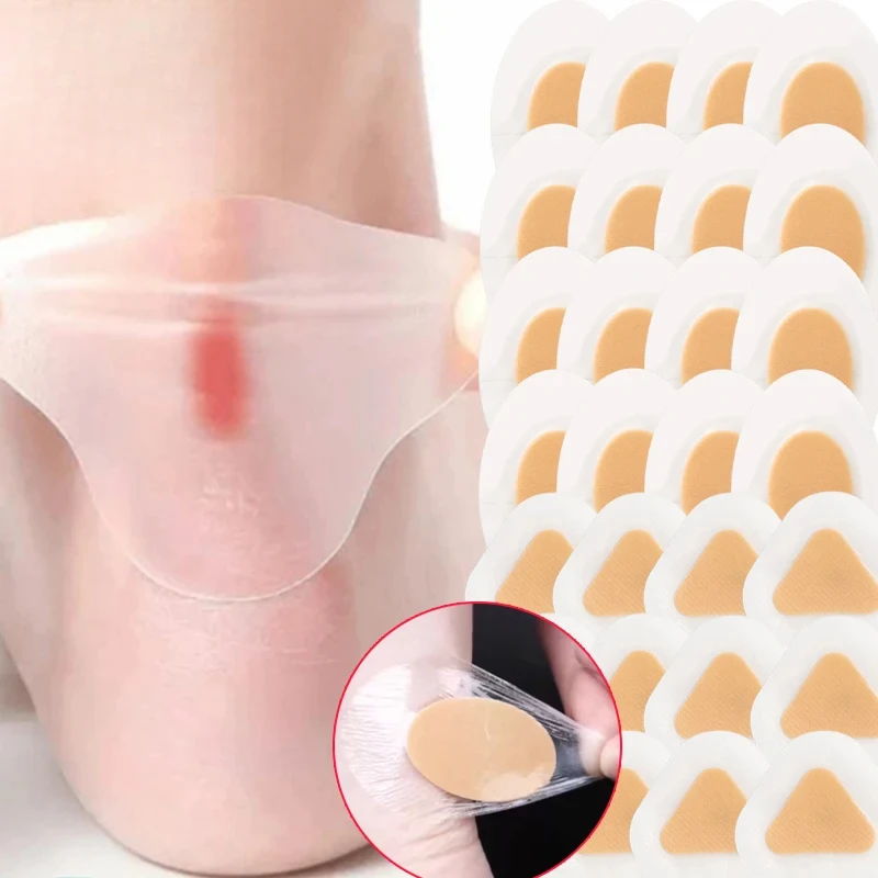 10/10/100pcs Gel Heel Protector Foot Patches Adhesive Blister Pad Heel Liner Shoe Stickers Pain Relief Plaster Care Cushion Grip