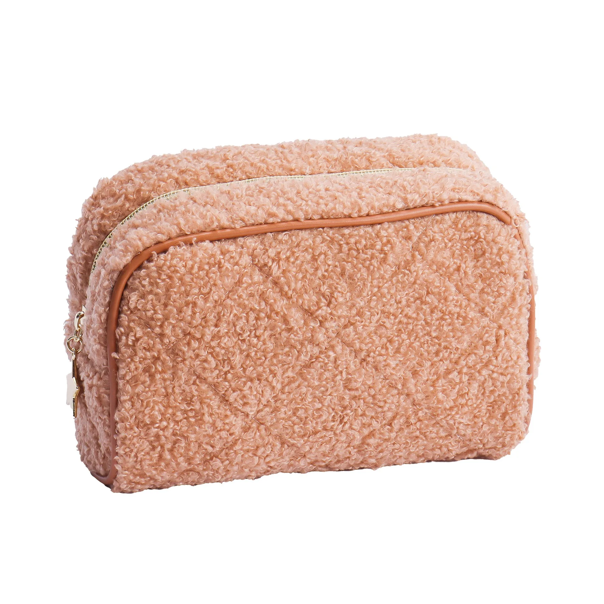 حقيبة مكياج قطيفة جديدة، حقيبة وسادة راقية للنساء، صغيرة ومحمولة، يمكن وضعها في حقيبة، حقيبة صغيرة لمستحضرات التجميل ستورا