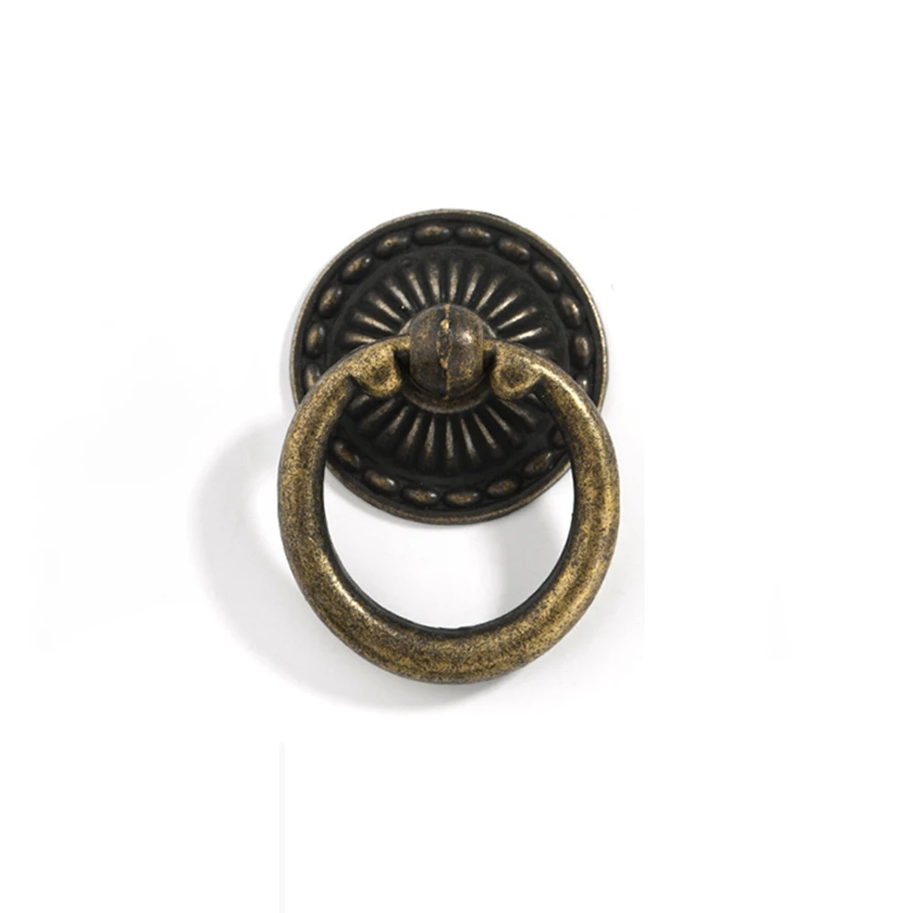 

Мебельные ручки в европейском стиле для деревянных шкафов, тумб, ящиков, кольцевые ручки