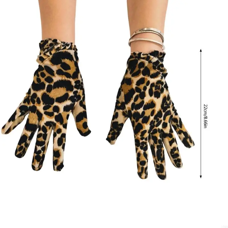 Rękawiczki unisex 270D z nadrukiem zwierzęcym Miękkie tekstylia poliestrowe Komfort podczas aktywności na świeżym powietrzu