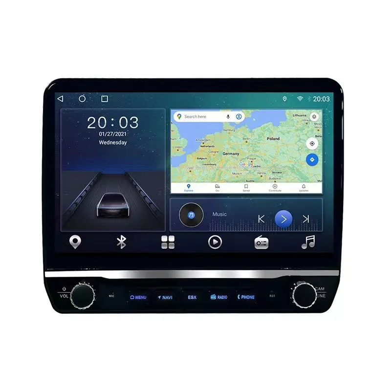 

4G Car Multimedia Player 10-Inch Large Screen With 8 Core Android 12.0 GPS Navigation And DSP Universal Version 10