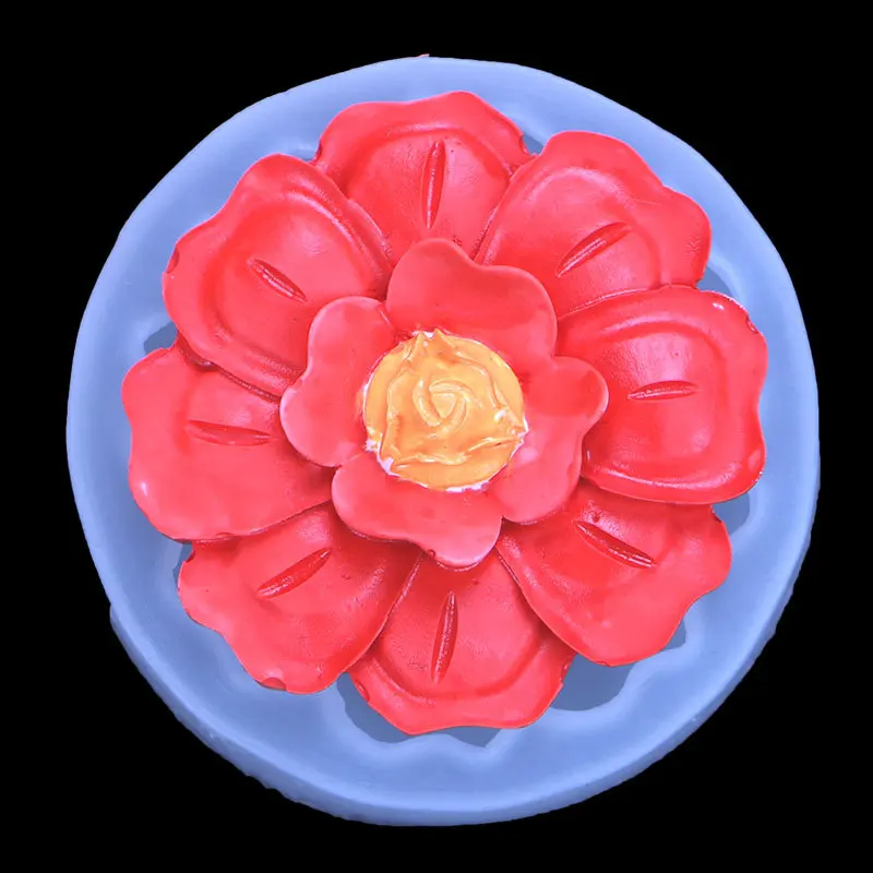 Large Flower Liquid Silicone Mold Fondant DIY Soft Pottery Clay Glue Decorative Accessories 15-978
