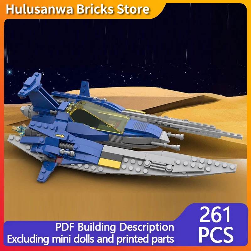 

Space Classic Fighter Jets Model MOC Building Bricks War Equipment Modular Technology Gifts Holiday Assemble Children Toys Suit