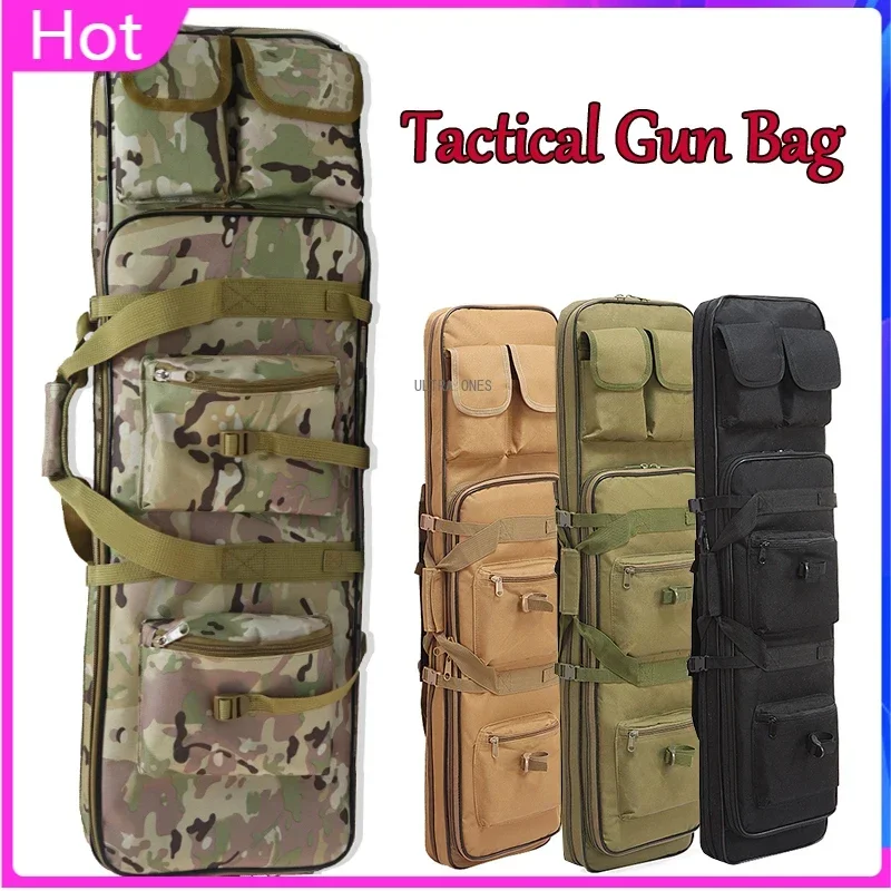 Tactical Hunting Gun Bag 81cm 95cm 115cm Airsoft Paintball  Shooting Training Combat Rifle Shotgun Bags for Sniper Carbine