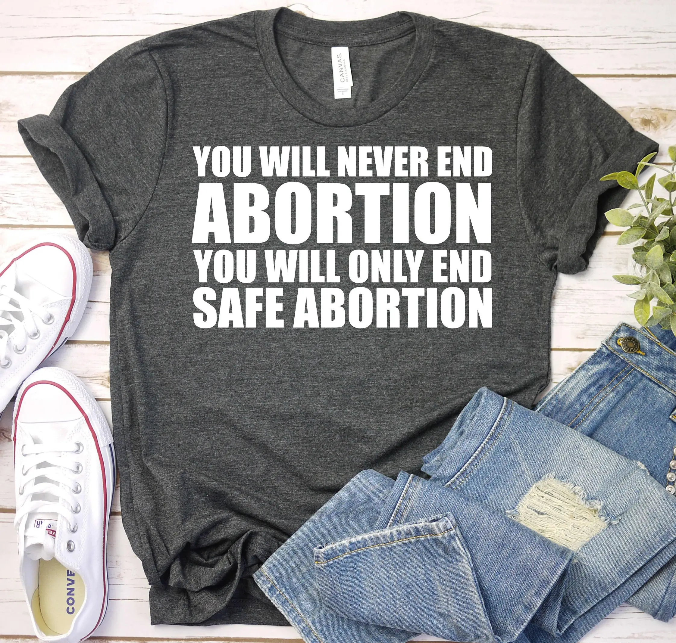 Pro Choice T Shirt Feminist Reproductive Rights Womens Feminism Abortion Fundamental