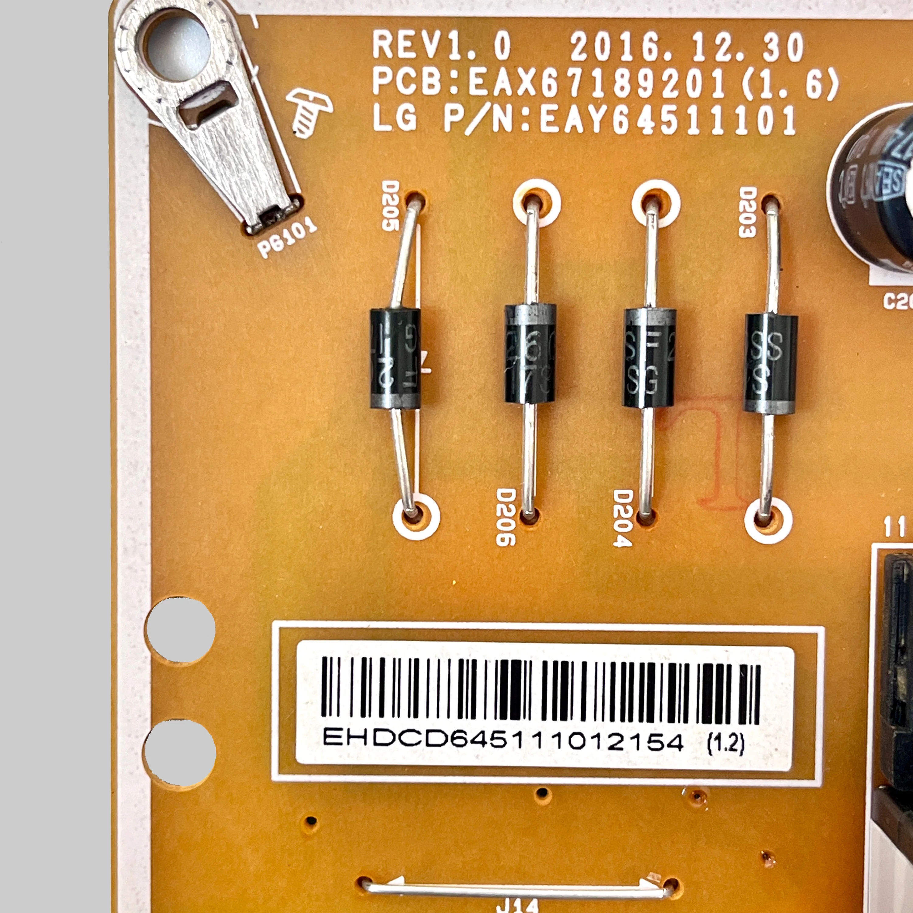 本物のTVパワーボード、eax67189201 (1.6) eay64511101、tvs 49uj6300 49um7300puraアクセサリーで動作します
