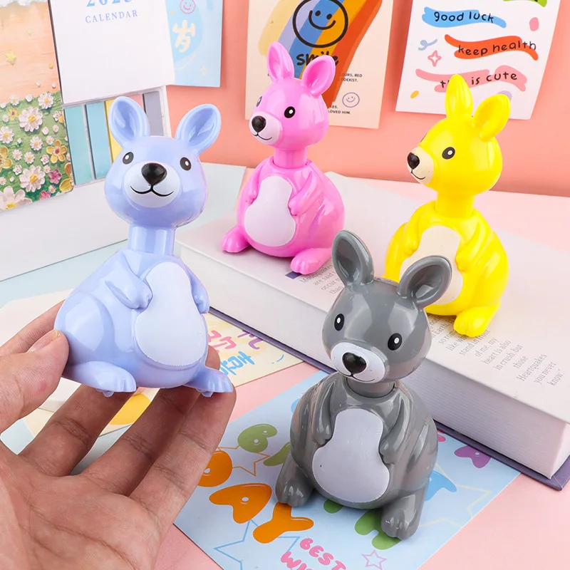 어린이 자동차 장난감 프레스 풀백 자동차 귀여운 캥거루 자동차 만화 작은 동물 캥거루 관성 자동차 유치원 생일 선물