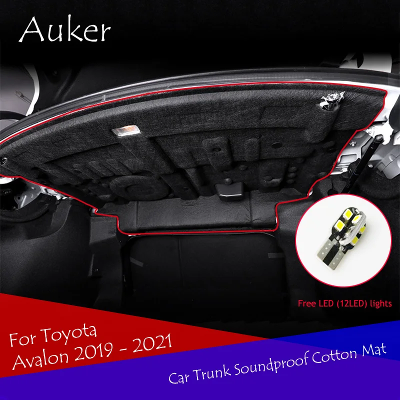 

Car trunk insulation cotton Soundproof Cotton Carpet Sticker Pad / Set For Toyota Avalon 2019 2020 2021 Accessories