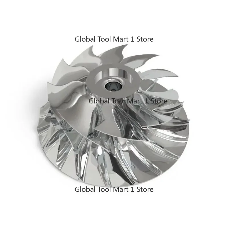 Customized Precision 5-axis 6061 7075 2618 Turning Aluminum Cn-c Machining Parts Turbo Compressor Aluminum Impeller Parts