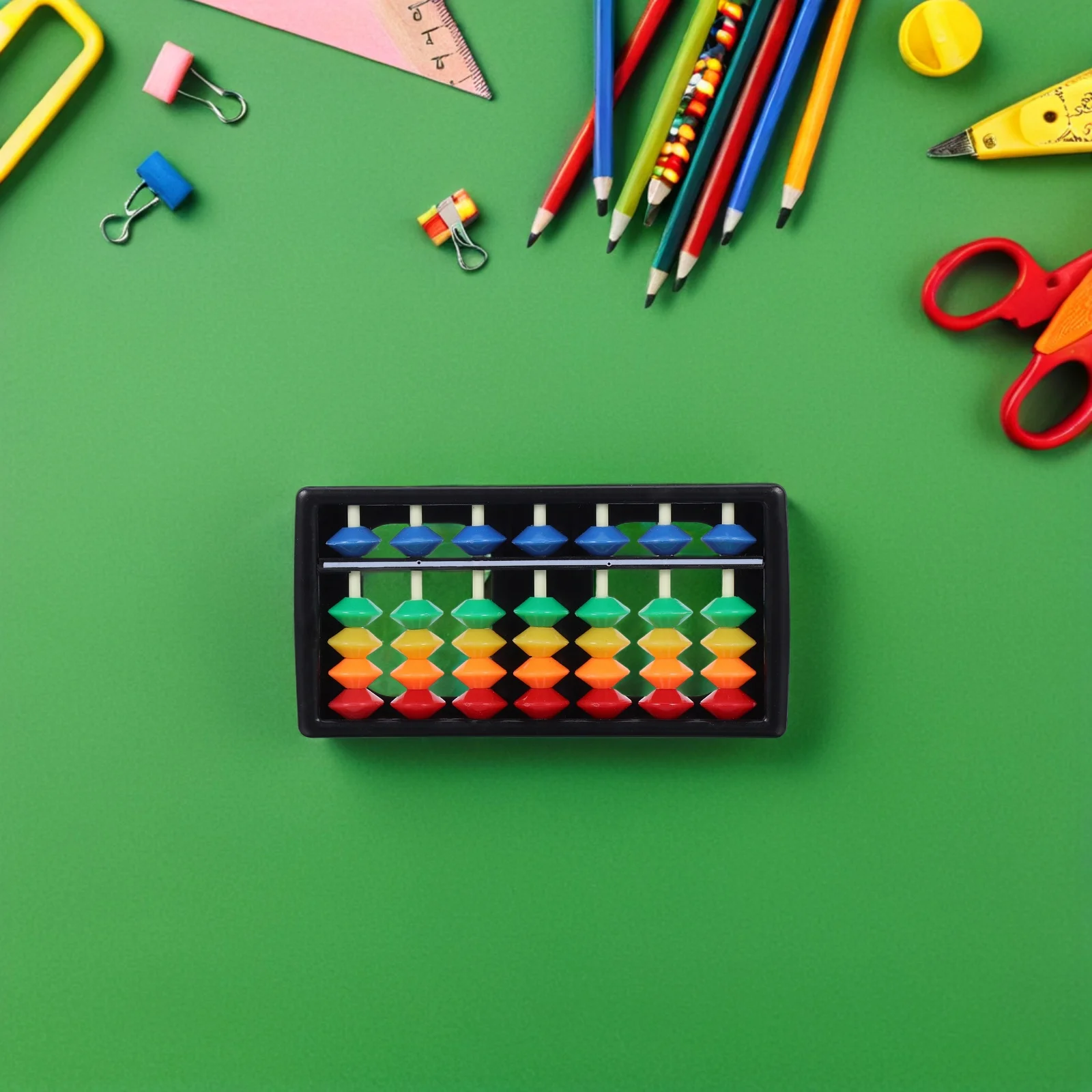 2 قطعة المعداد الملون في وقت مبكر أداة الرياضيات التعليمية للأطفال العد التدريس المعونة الطلاب المهارات الحسابية الذهنية #5