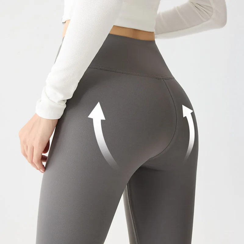 2025 جديد الشتاء زائد الصوف الدافئة طماق للنساء الكورية موضة عالية الخصر القرش السراويل رشاقته ضيق مطاطا اليوغا طماق