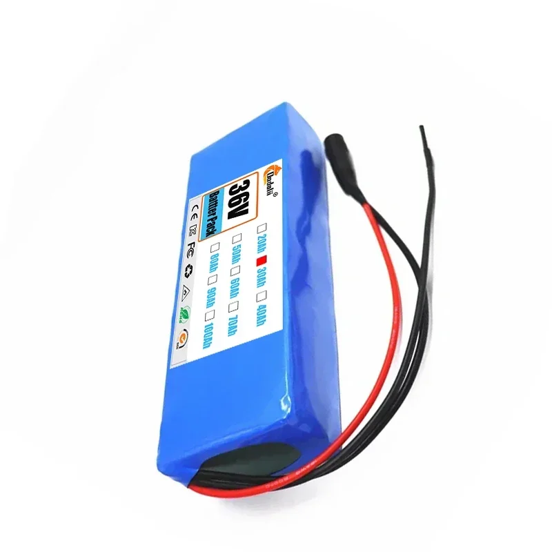 18650 battery pack 36V 30000mAh Rechargeable Lithium Ion Battery 10S2P 42V 500W Used for Bicycles Scooters Electric Motorcycle