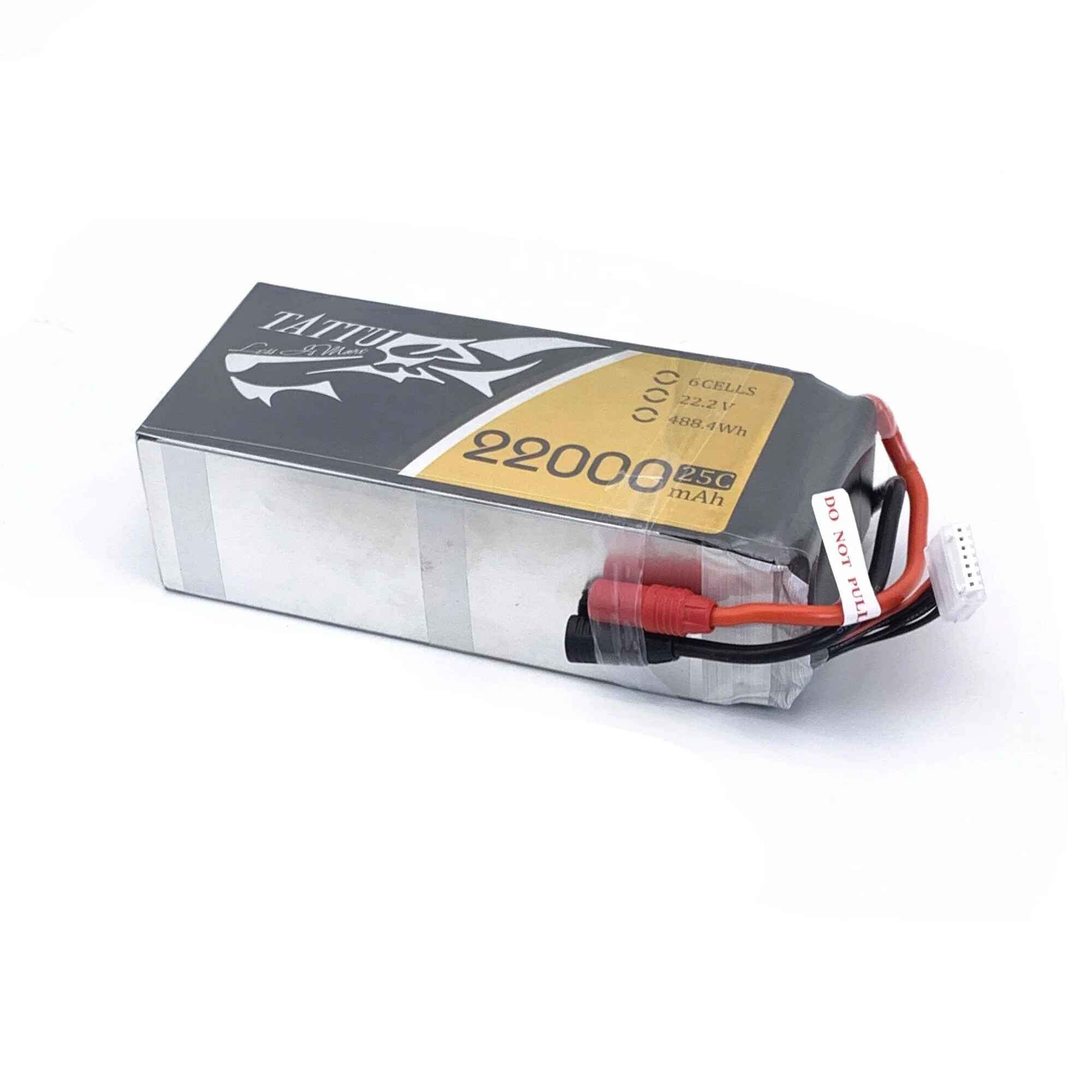 

TATTU 22000mAh 22.2V 6S 488wh LiPO Battery Burst 25C for Big Load Multirotor FPV Drone Hexacopter Octocopter