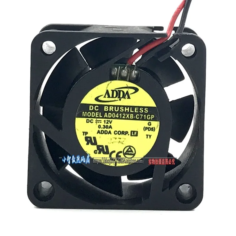 ORIGINAL AD0412XB-C71GP 12V 0.30A 4020 40*40*20mm KIPAS PENDINGIN RADIATOR BARU