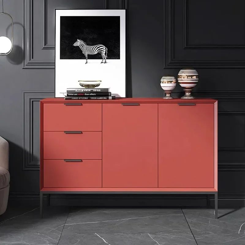 خزائن غرفة المعيشة الحديثة الاسكندنافية الفاخرة المطبخ تخزين الرف خزائن رقيقة جدا السرير Szafki Do Salonu أثاث المنزل #4