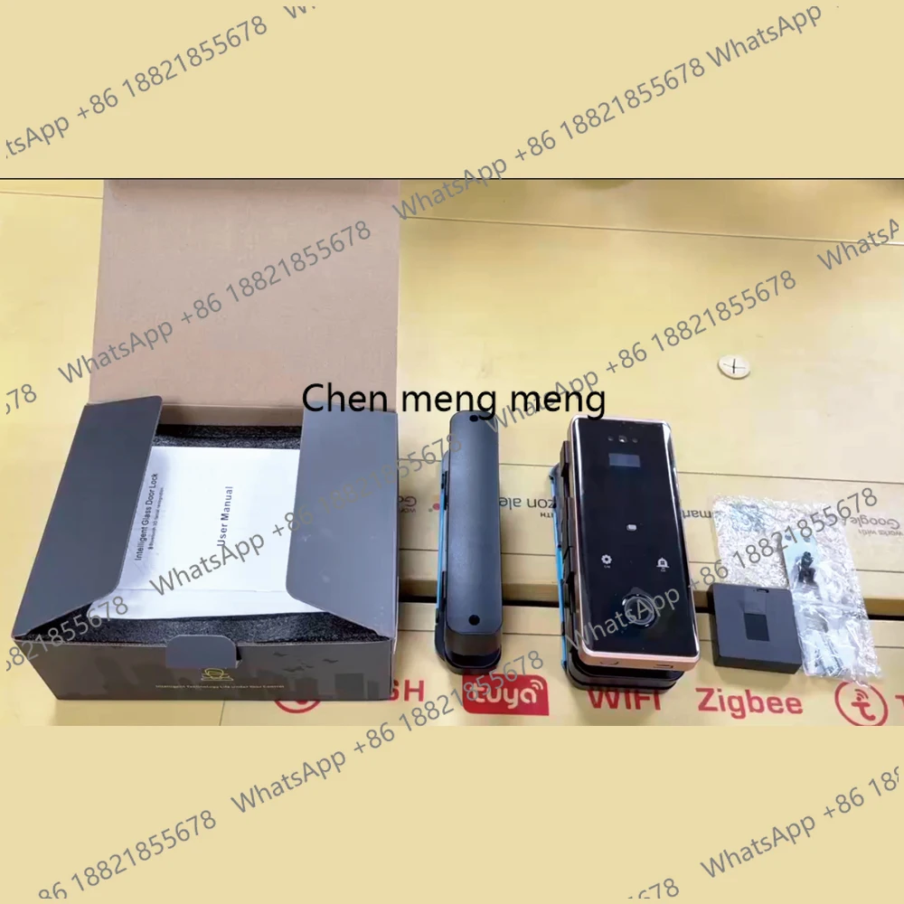 Electronic Lock Tuya Wifi Smart Lock Door Face Glass Door Lock Front Door Fingerprint Intelligent Smart