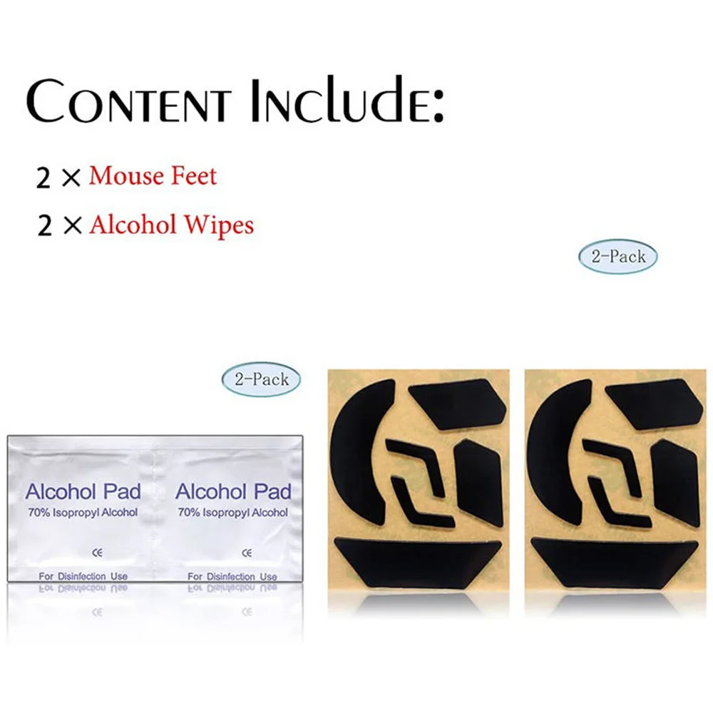 2ชุดเปลี่ยน Mouse Skatez Mice Feet สติกเกอร์สำหรับ G900 G903แผ่น
