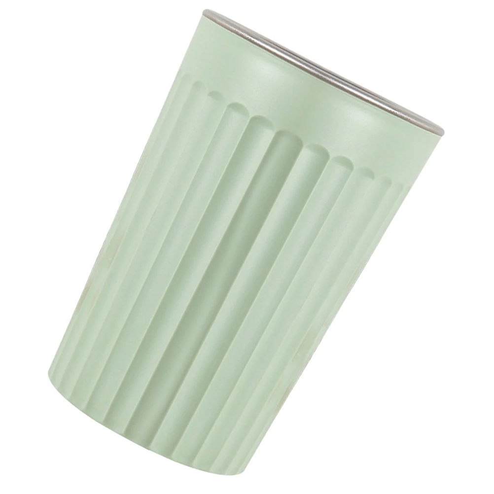 

Mug Holder Stainless Steel Toothbrush Cup Storage for Bathroom Bracket Light Green Office