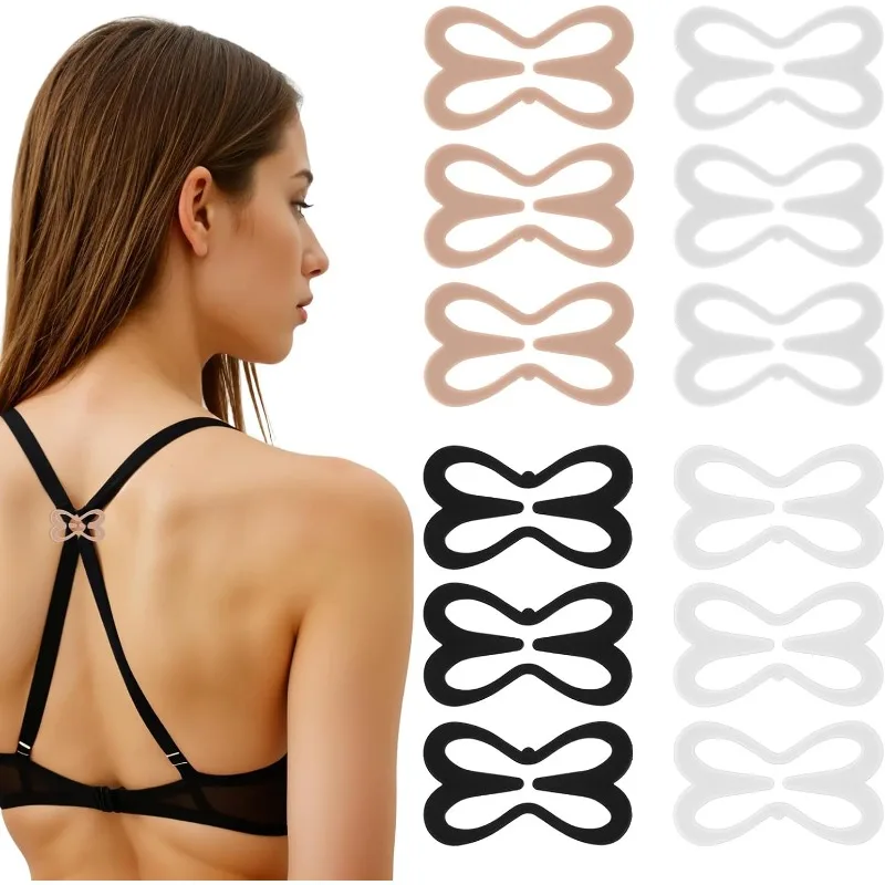 Bra Strap Holder Clips for Racerback,Bra Clips to Make Racerback, Anti-Slip Bra Strap Holders for Slipping, Adjustable Bra