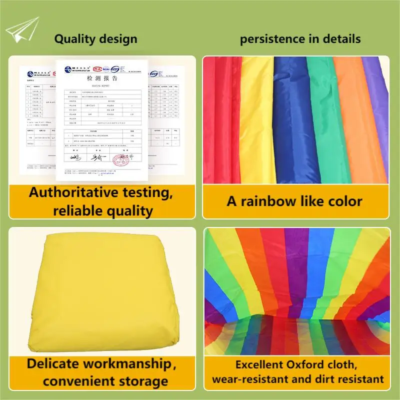 ของเล่นอุโมงค์อุโมงค์สำหรับเด็ก, ของเล่นแบบพกพาสำหรับเล่นกีฬาในร่มกลางแจ้งเล่นผ้าเรียบขนาด3/5/8ม.