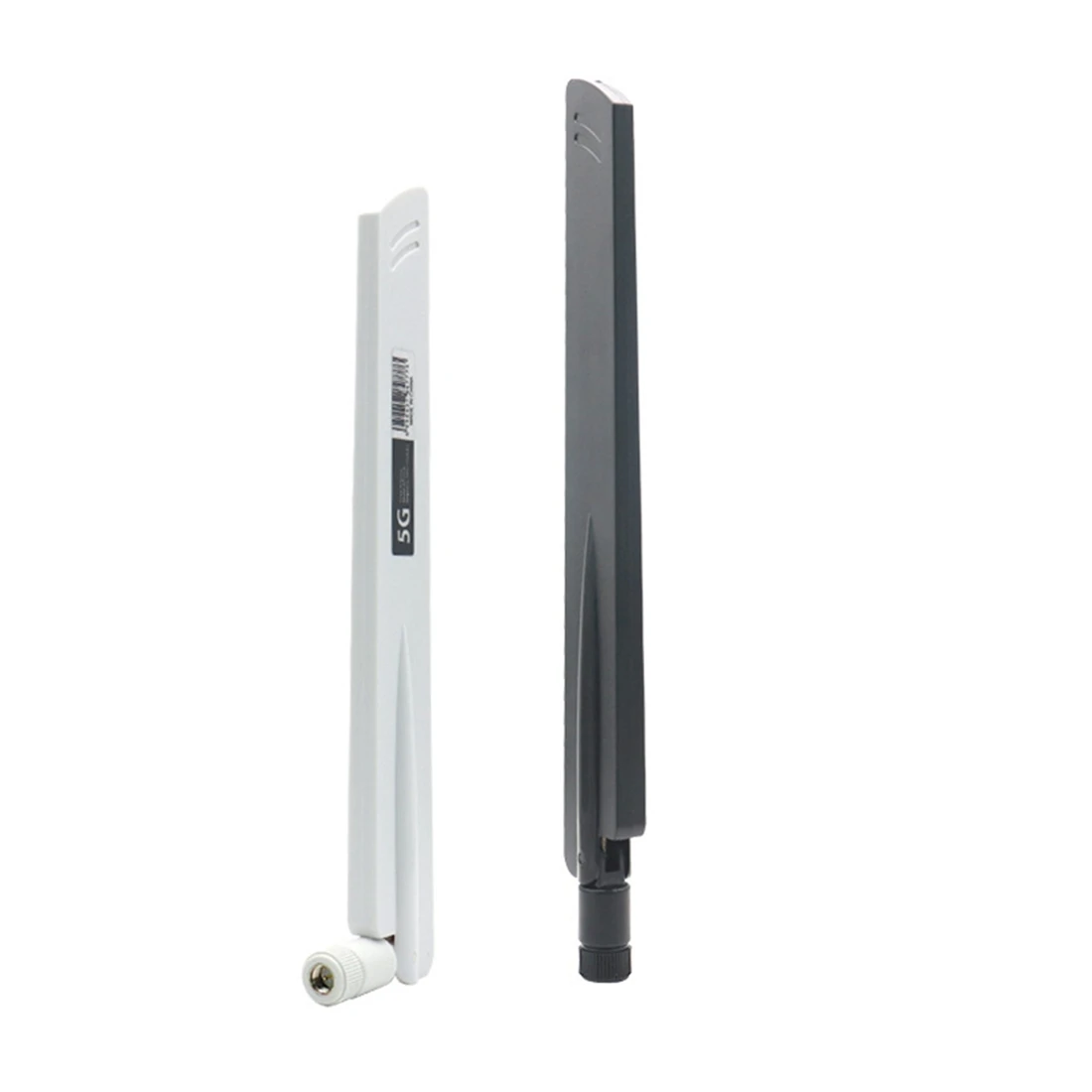 New 2 Pcs 3G 4G 5G Antenna 600-6000MHz 18DBi Gain SMA Male for Wireless Network Card Wifi Router High Signal(C)