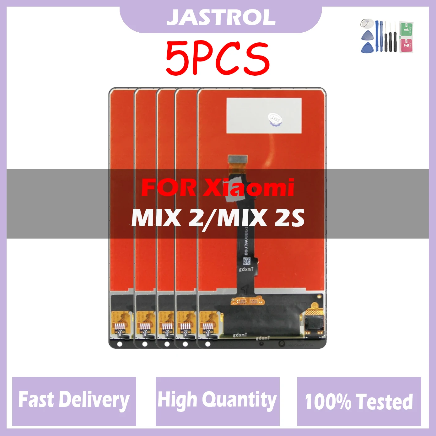 

5Pcs/Lot LCD For Xiaomi Mi Mix 2 2s Mix2 Mix2s Touch Screen Digitizer Assembly Replacement For Xiaomi MiMix2 2s lcd With Frame