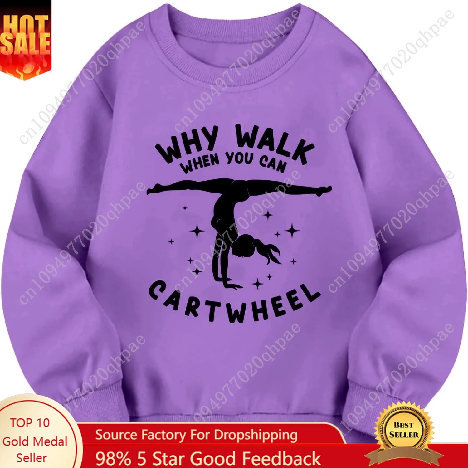 Милый графический свитшот с круглым