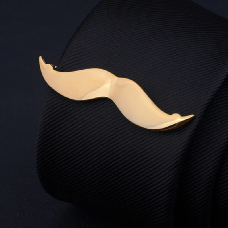 Herren Metall Krawatte Bar Mode Krawattenklammern Kristall Formelles Hemd Hochzeit Brosche Zeremonie Gold Krawattenklammer Herren Partygeschenke – Detail 1