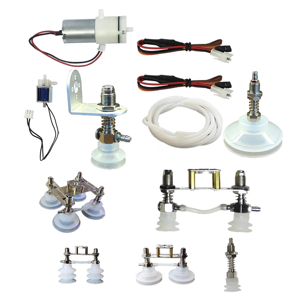 All kinds of Load Large Suction Cup For Mechanical Arm Robot Claw Vacuum Pump 1/2/4 Head Silicone Programmable Electronic Sucker