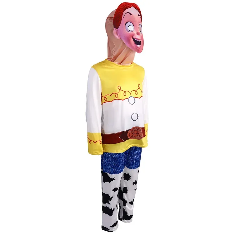 

Halloween Kid Girl Jessie Cartoon 3D Printed Clothes Baby Cowgirl Costume Child Cosplay Birthday Party Fancy Dress goi/6