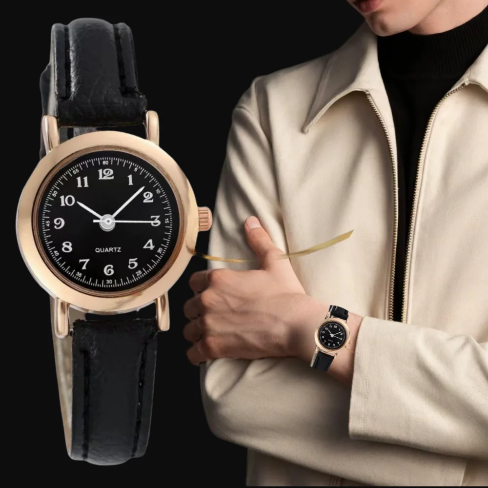 

Наручные часы с маленьким циферблатом Ретро Модный Круглый циферблат модные повседневные высококачественные модные часы для друзей подарок ежедневно