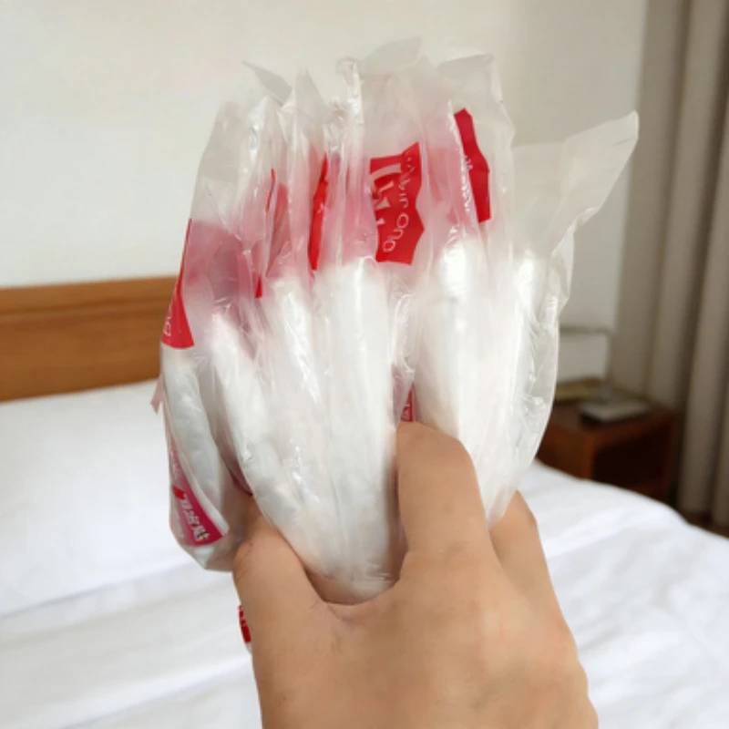 100Pcs/pack Individually‑Packed Moisturizing Foot Mask Socks, Exfoliating Hydrating Foot Care Socks for Cracked Heels view 3