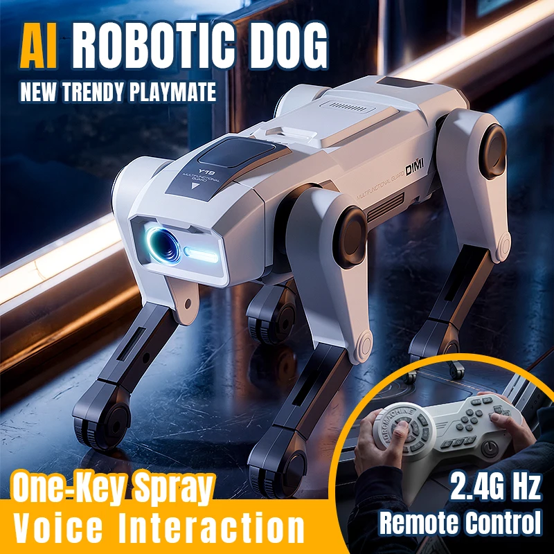 Hybrid Smartwatch - Cão Robô Mecânico 4DRC Y19 RC