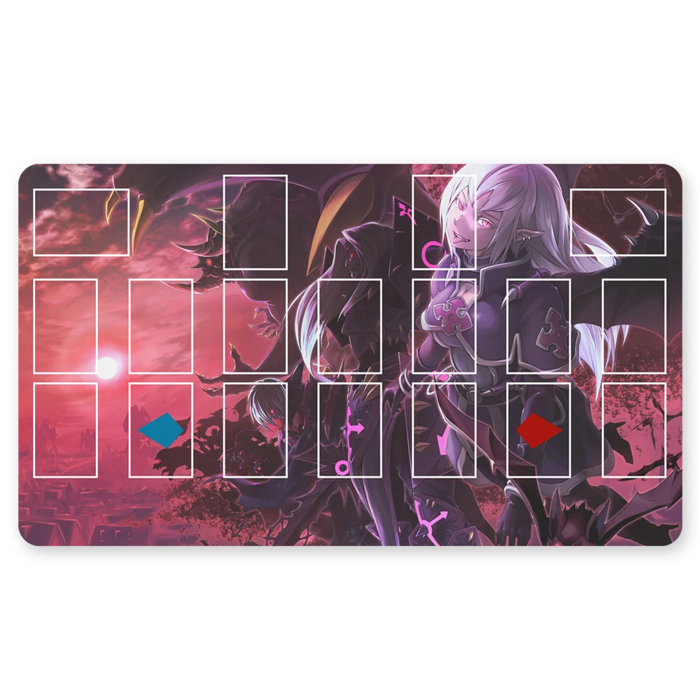 

786925 - TCG Playmat Blue-eyes Ultimate Dragon Dark Magician Duel Monsters Playmats Compatible for YuGiOh OCG TCG CCG + Free Bag