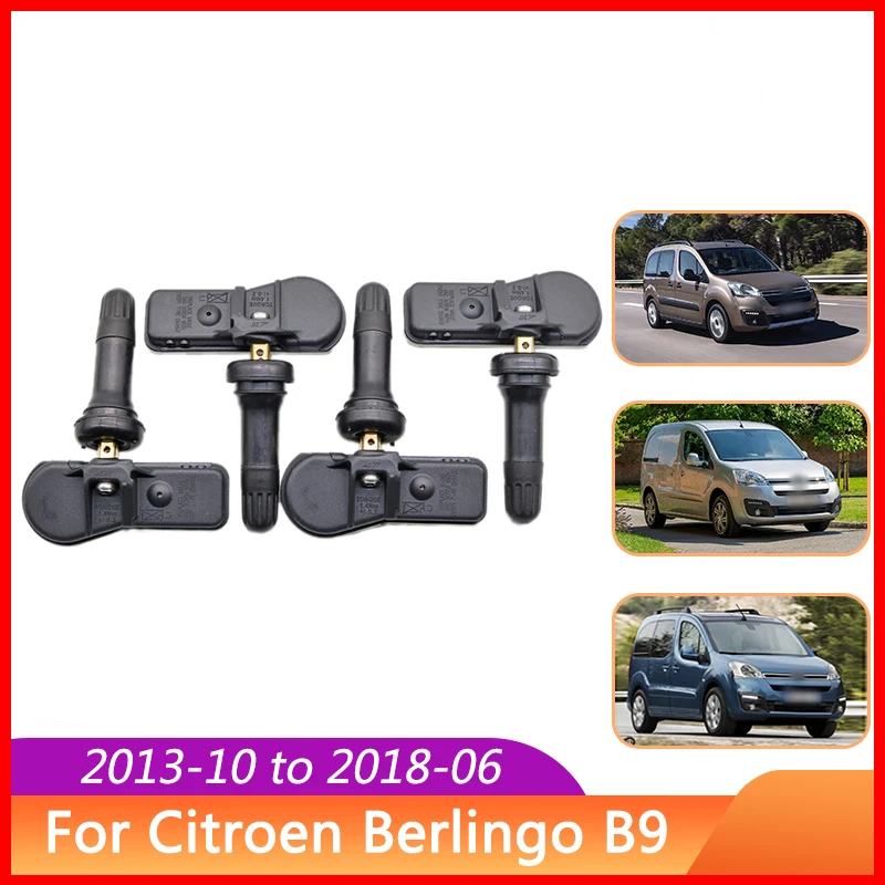 

433MHZ 9802003680 9811536380 For Citroen Berlingo Berlingo Multispace C5 C-Elysee TPMS Tire Pressure Monitoring Sensor