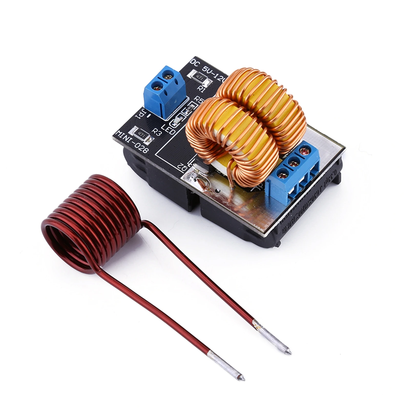 5v 12v ZVS induction heating power supply module tesla Jacob's ladder with coil