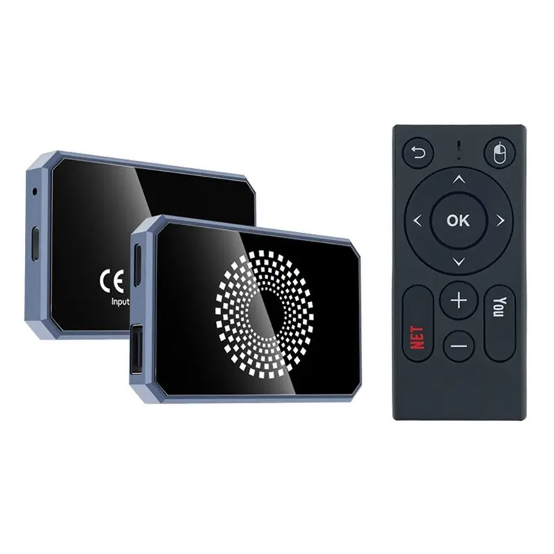 ABKN-Wireless Carplay Adapter Android AI Box For Carplay/Android Auto/To Android 13 HD Port Support Split-Screen