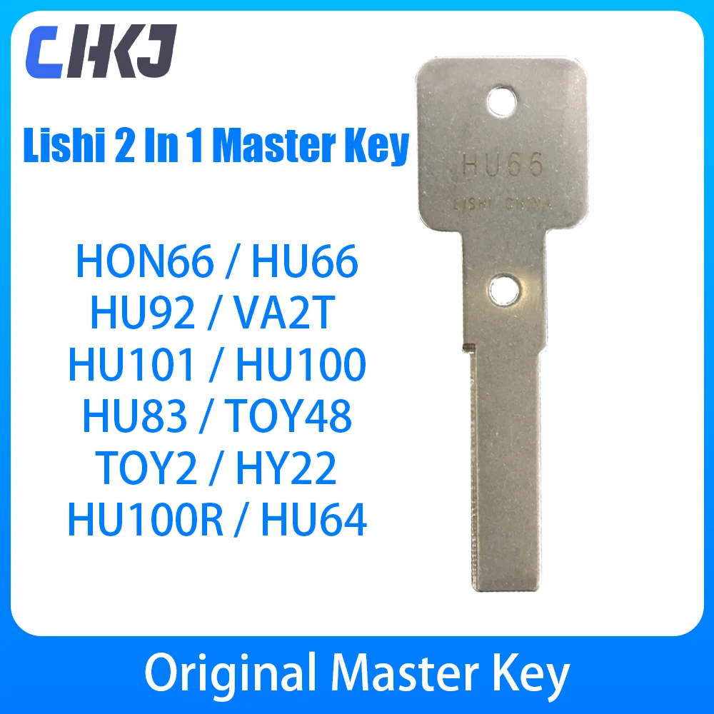 CHKJ 1PCS Original Lishi 2 In 1 Tool Master Key HON66 HU66 HU92 VA2T HU101 TOY48 HU83 Car Key Repair Tool For Honda/VW/Audi