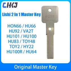 CHKJ 1PCS Original Lishi 2 In 1 Tool Master Key HON66 HU66 HU92 VA2T HU101 TOY48 HU83 Car Key Repair Tool For Honda/VW/Audi